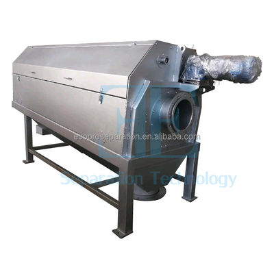 0.75kW 내부 공급 회전 드럼 스크린 하수 처리 1000kg 무게
