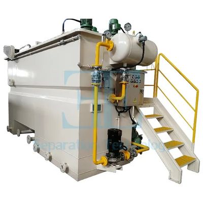 Ecopro 5m3/H Dissolved Air Flotation DAF Machine with 0.55kw Air Compressor and 3kw Dissolved Pump Power for Industrial Wastewater Treatment