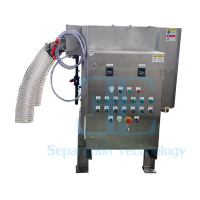 0.8m3/H-12m3/H 스크루 프레스 탈수 0.4kw 샤프트 슬러지 탈수 프레스