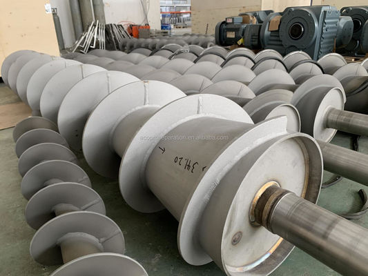 농장 스크루프 프레스 탈수 기계 12000L/H 스크루프 프레스 폐수 처리