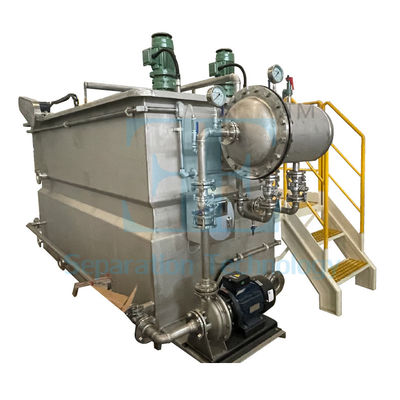 50L/시간 DAF 수처리 시스템 5.5kw 펌프 용해 공기 플로테이션 장치