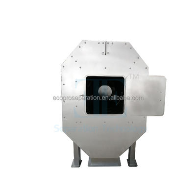 85L/H 내부로 공급되는 회전 드럼 스크린 SUS304 0.75kw 회전 드럼 스크린