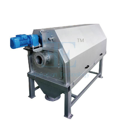 85L/H 내부로 공급되는 회전 드럼 스크린 SUS304 0.75kw 회전 드럼 스크린