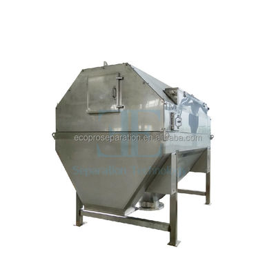 85L/H 내부로 공급되는 회전 드럼 스크린 SUS304 0.75kw 회전 드럼 스크린