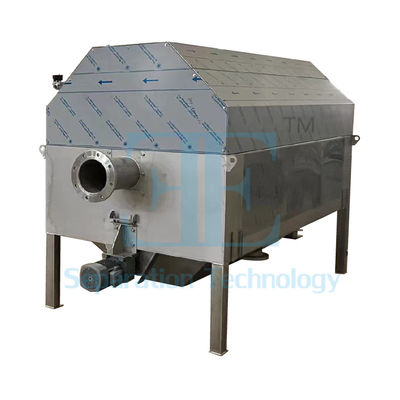 0.75kW 내부 공급 회전 드럼 스크린 하수 처리 1000kg 무게