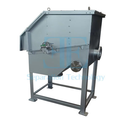 0.75kw SUS304 로터리 드럼 스크린 머신 DN350 출구 플랜지 로터리 드럼 스크린 필터