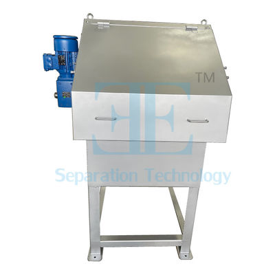 0.75kw SUS304 로터리 드럼 스크린 머신 DN350 출구 플랜지 로터리 드럼 스크린 필터