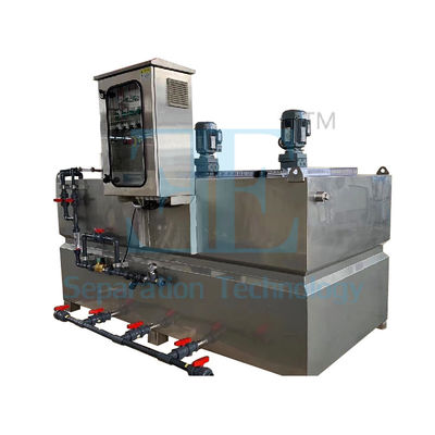 2000L/H 자동 ±1% 정확성 폴리머 투여 시스템 0.75kw 조동기와 함께