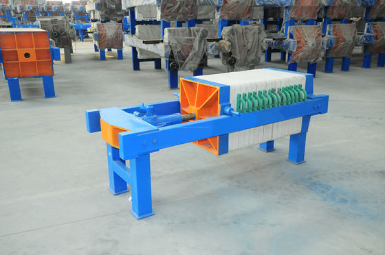 수동 슬러지 탈수 필터 프레스 2m2 220V-415V