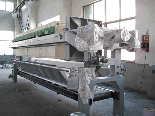 수동 슬러지 탈수 필터 프레스 2m2 220V-415V