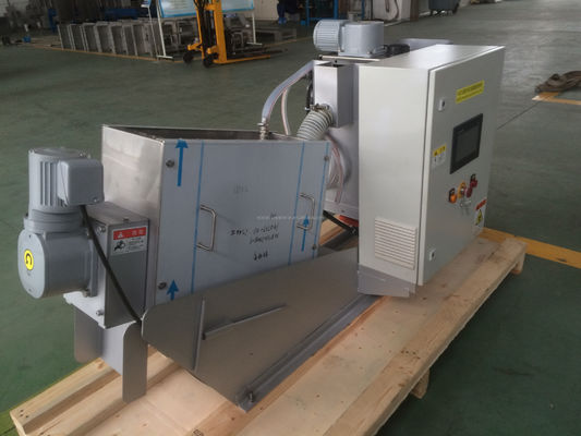 스크루 프레스 슬러지 탈수 기계 2.4-30m3/h SUS304