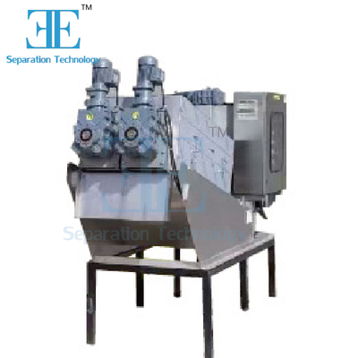 스크류 프레스 슬러지 탈수기 9.6-120m3/h 용량