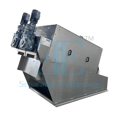 에너지 절약형 스크류 프레스 슬러지 탈수기 1kW 220V-380V