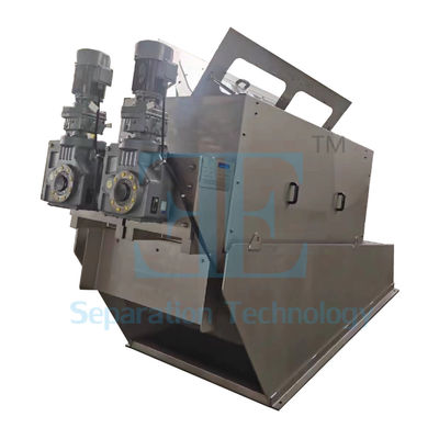 에너지 절약형 스크류 프레스 슬러지 탈수기 1kW 220V-380V