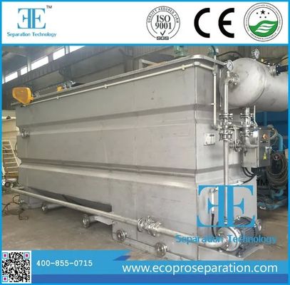 Ecopro 5m3/H Capacity DAF System with 0.55kw Air Compressor and 3kw Dissolved Pump Power for Wastewater Treatment
